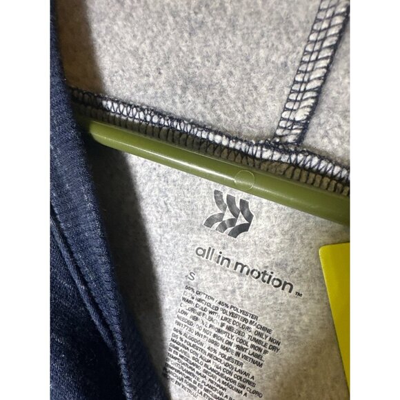 All In Motion Men's Cotton Fleece Crewneck Sweatshirt, Heather Blue, Size S, NWT - Picture 3 of 5